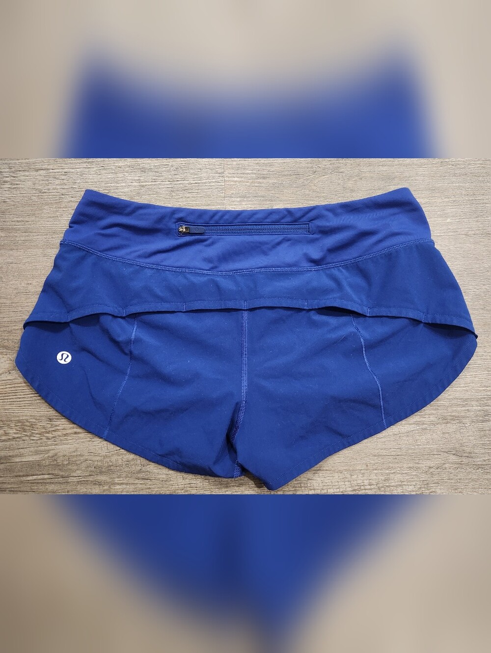 lululemon athletica Royal Blue Women’s Athletic Shorts with Zip Pocket